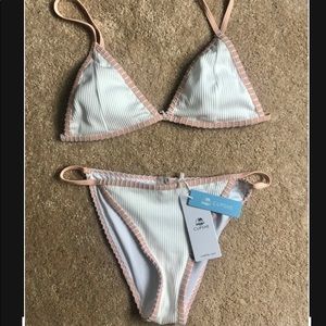 BAY OF ANGELS CROCHET CUPSHE BIKINI SET